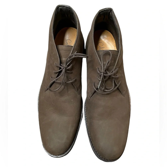 Cole Haan Men’s Brown Suede Lace Up Chukka Ankle Boot Shoe Size 12 - Picture 5 of 10